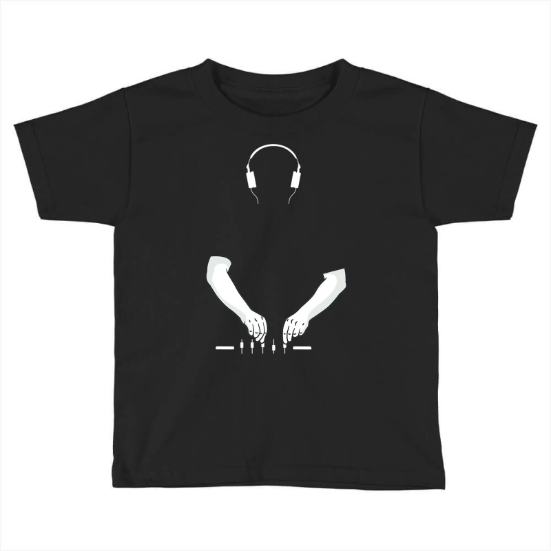 Dj Music Techno Party Drum Bass Rave Headphones Toddler T-shirt by Kosdapen517 | Artistshot