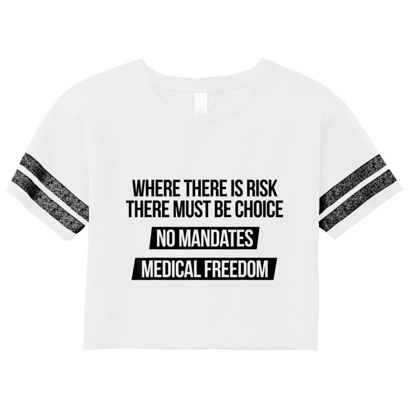 Medical Freedom No Mandates Anti Vaccination Gift T Shirt Scorecard Crop Tee by cm-arts | Artistshot