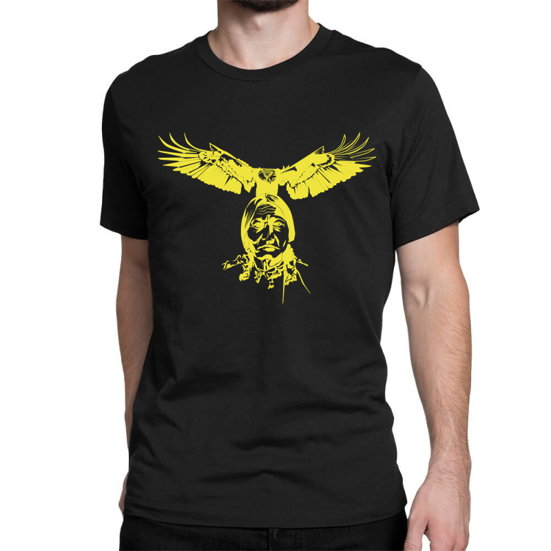 Bull Eagle, Bull Eagle Art, Bull Eagle Vintage, Bull Eagle Painting, B Classic T-shirt | Artistshot