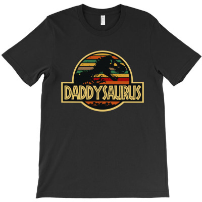 Funny Daddysaurus T-shirt Designed By Ananda Balqis