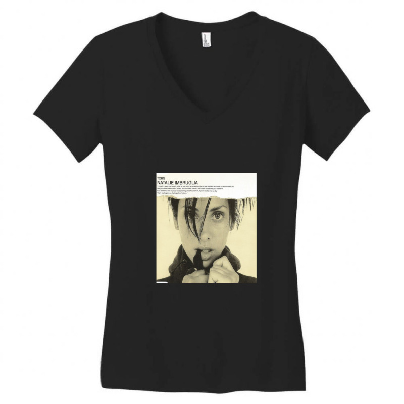 Natalie Imbruglia - Natalie Imbruglia Torn Women's V-Neck T-Shirt by WayneDavid | Artistshot