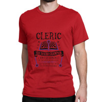 Cleric, The Divine Champion Dungeons & Dragons (black) Classic T-shirt | Artistshot