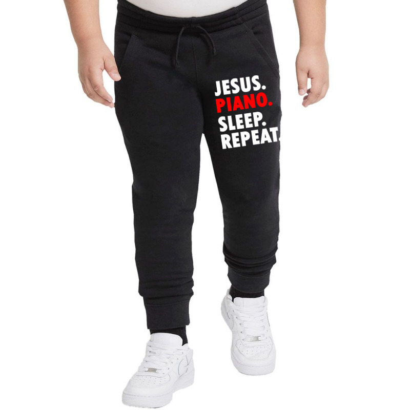 Jesus Piano Sleep Repeat Christian Music Youth Jogger by thangdinhsinhelf | Artistshot