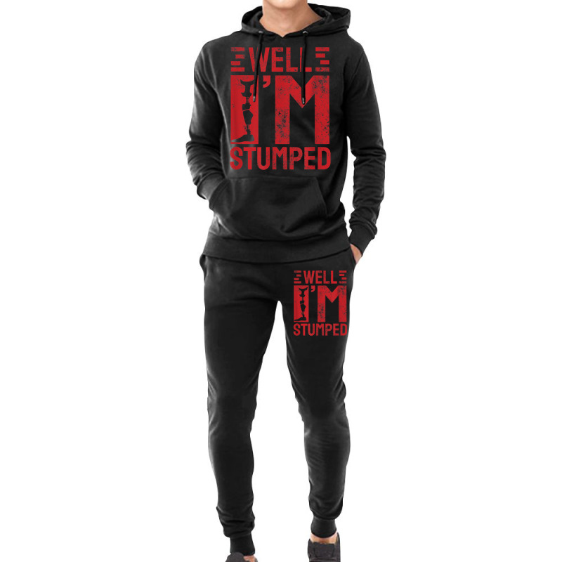 Funny Well I'm Stumped Prosthetic Leg Amputee T Shirt Hoodie & Jogger set by cm-arts | Artistshot