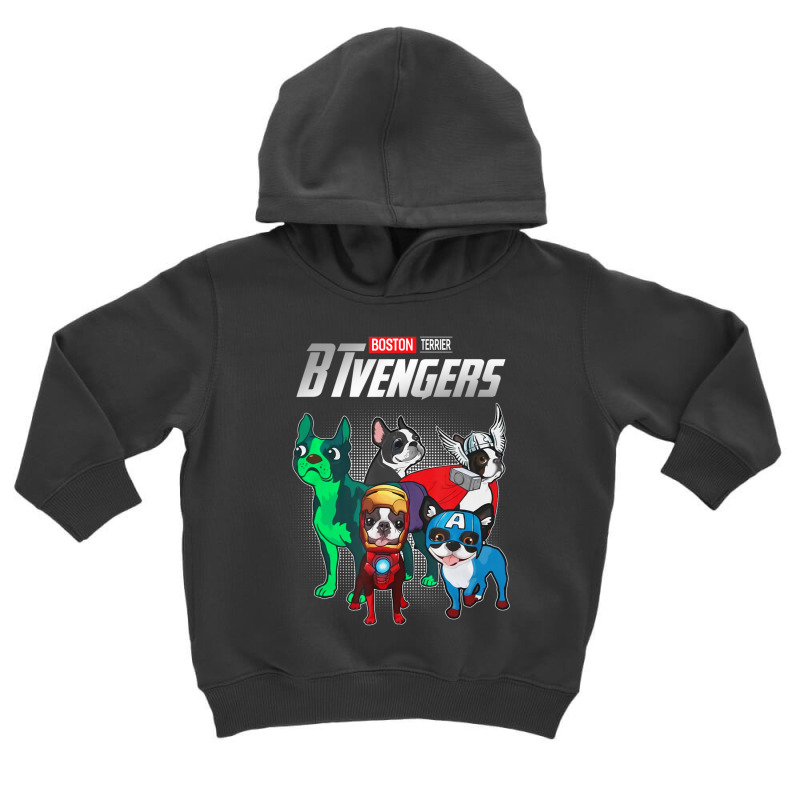 Btvengers Boston Terrier Dog Lover Toddler Hoodie by Konlasa6638 | Artistshot