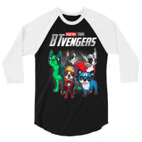 Btvengers Boston Terrier Dog Lover 3/4 Sleeve Shirt | Artistshot