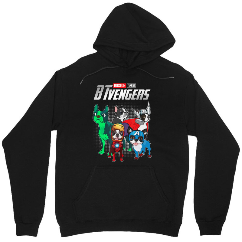 Btvengers Boston Terrier Dog Lover Unisex Hoodie by Konlasa6638 | Artistshot