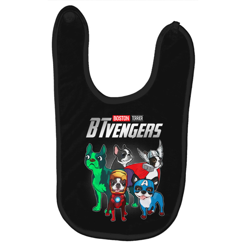 Btvengers Boston Terrier Dog Lover Baby Bibs by Konlasa6638 | Artistshot