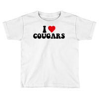 I Love Cougars T Shirt Toddler T-shirt | Artistshot