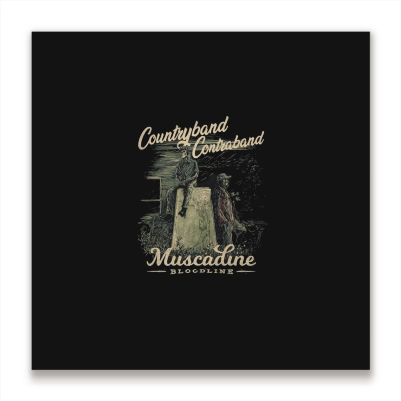 Muscadine Bloodline Metal Print Square | Artistshot