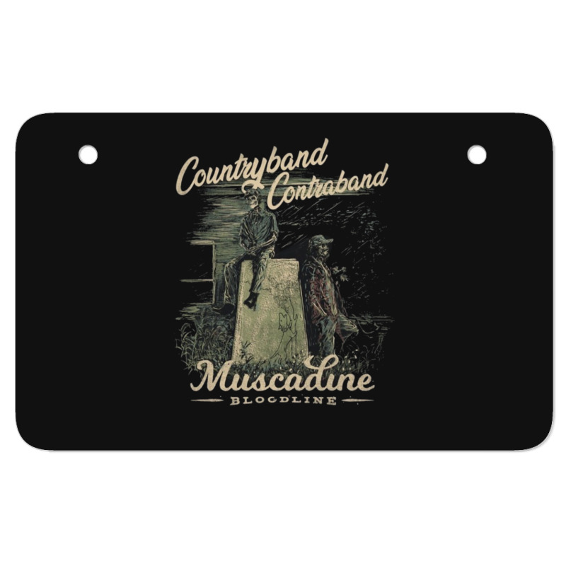 Muscadine Bloodline Atv License Plate | Artistshot