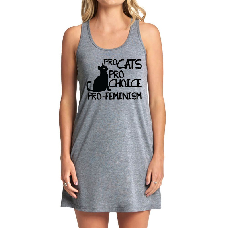 Pro Cats Pro Choice Pro Feminism Tank Dress by cm-arts | Artistshot