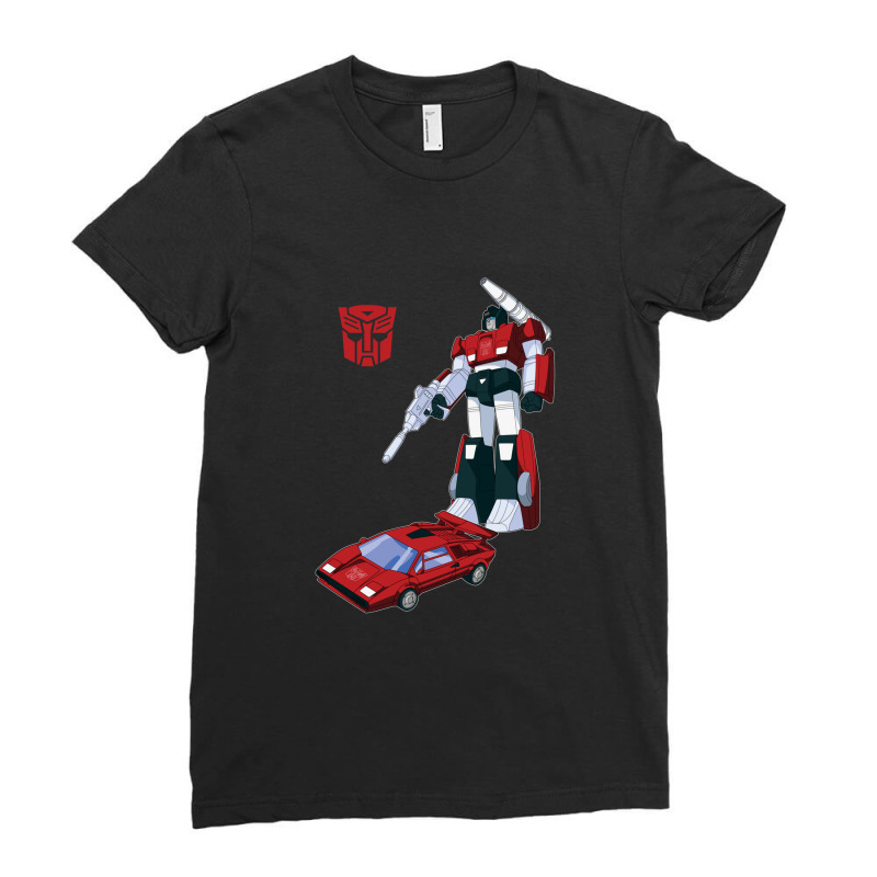 Sideswipe (dark Coloured T-shirts) Ladies Fitted T-Shirt by MarkGoulas | Artistshot