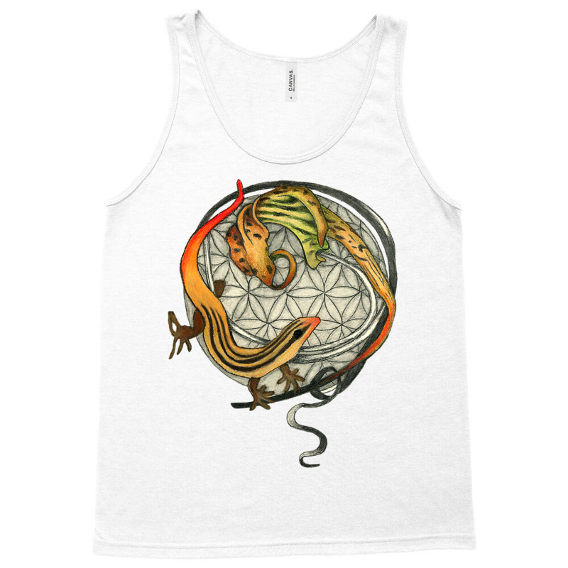 Orange Tailed Skink With Jack In The Pulpit T Shirt Tank Top | Artistshot