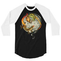 Orange Tailed Skink With Jack In The Pulpit T Shirt 3/4 Sleeve Shirt | Artistshot