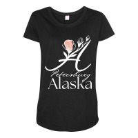 Proud Lady Petersburg Alaska Women Rose Home Sweet Home Long Sleeve T Maternity Scoop Neck T-shirt | Artistshot