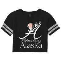 Proud Lady Petersburg Alaska Women Rose Home Sweet Home Long Sleeve T Scorecard Crop Tee | Artistshot