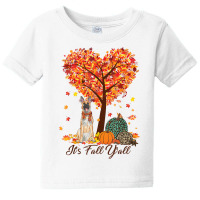 It's Fall Y'all Funny Belgian Malinois Dog Autumn Dog Lover T Shirt Baby Tee | Artistshot