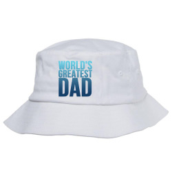 worlds greatest dad 1 Bucket Hat | Artistshot