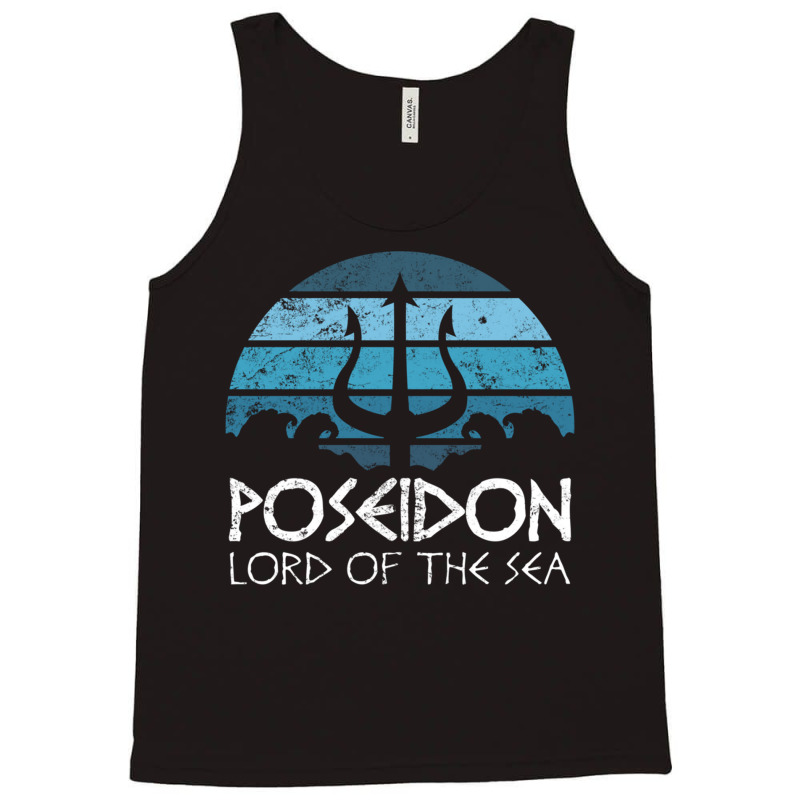 Poseidon Trident Hoodie Greek Gods Lord Of The Sea Pullover Hoodie Tank Top | Artistshot