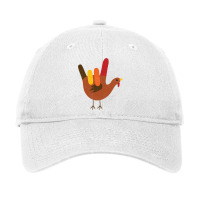 American Sign Language I Love You Thanksgiving Turkey Long Sleeve T Sh Adjustable Cap | Artistshot