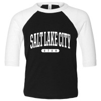 College Style Salt Lake City Utah Souvenir Gift Sweatshirt Toddler 3/4 Sleeve Tee | Artistshot