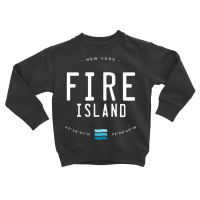 Fire Island New York Beach Waves Gift T Shirt Toddler Sweatshirt | Artistshot