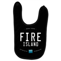 Fire Island New York Beach Waves Gift T Shirt Baby Bibs | Artistshot