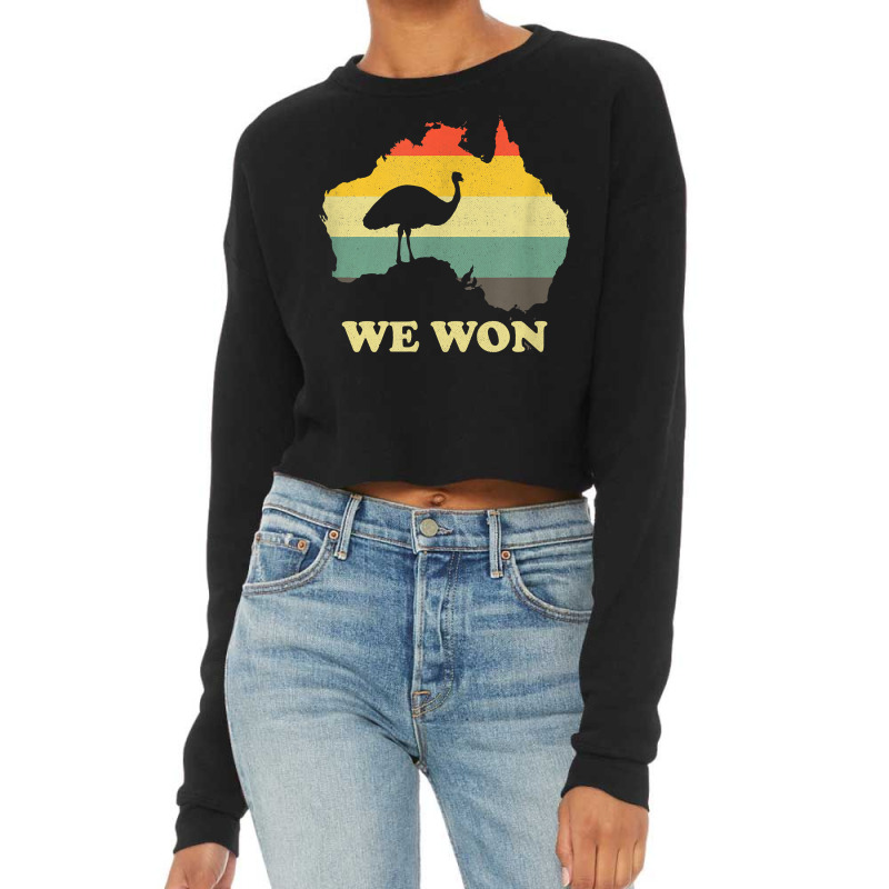 Emu War 1932 Funy Australia History T Shirt Cropped Sweater by cm-arts | Artistshot