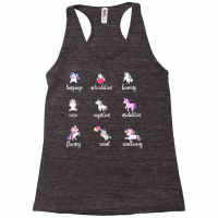 Speech Language Pathologist Gift T  Shirt Cute Unicorns Speech Languag Racerback Tank | Artistshot