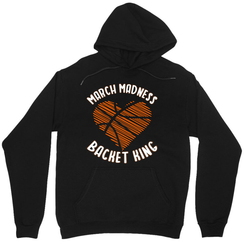 March Madness Backet King, March Madness Active Unisex Hoodie by cm-arts | Artistshot