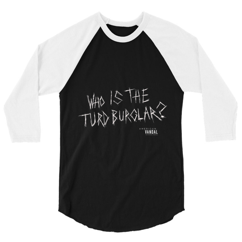 American Vandal 2 Turd Burglar Scratch 3/4 Sleeve Shirt by cm-arts | Artistshot