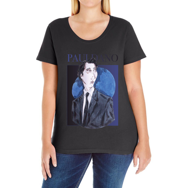 Paul Dano Artwork Ladies Curvy T-Shirt by cm-arts | Artistshot