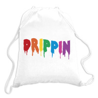 Drippin Colorful Rainbow Hip Hop Lovers Dripping Sauce Pullover Hoodie Drawstring Bags | Artistshot