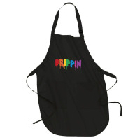 Drippin Colorful Rainbow Hip Hop Lovers Dripping Sauce Pullover Hoodie Full-length Apron | Artistshot