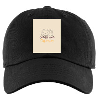 Coder And Cat Mom Codingcoder Software Engineer Developer Programmer G Kids Cap | Artistshot