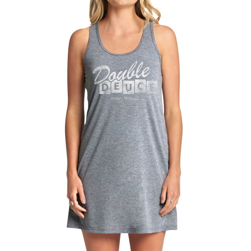 Retro 80s Double Deuce Roadhouse T Shirt Tank Dress by cm-arts | Artistshot