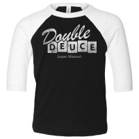 Retro 80s Double Deuce Roadhouse T Shirt Toddler 3/4 Sleeve Tee | Artistshot