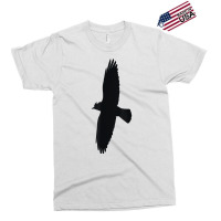 Minimalistic Jackdaw In Flight Silhouette Vector Art Cut Out T Shirt Exclusive T-shirt | Artistshot