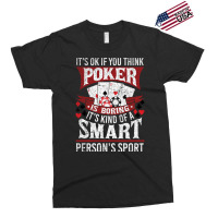 Funny Poker Smart Sport Distressed Texas Hold Em Card Game Pullover Ho Exclusive T-shirt | Artistshot