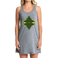 Native Style Green Sunburst, Native Style Green Sunburst Art, Native S Tank Dress | Artistshot