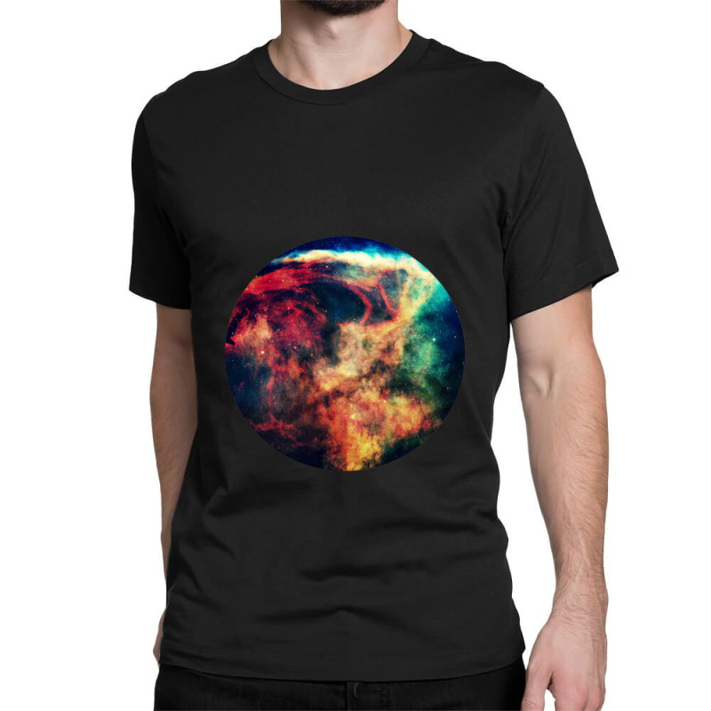 Outer Space Pop Socket Classic T-shirt by cm-arts | Artistshot