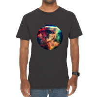 Outer Space Pop Socket Vintage T-shirt | Artistshot