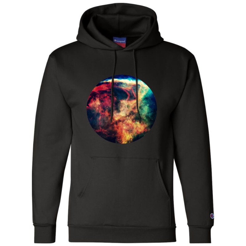 Outer Space Pop Socket Champion Hoodie by cm-arts | Artistshot