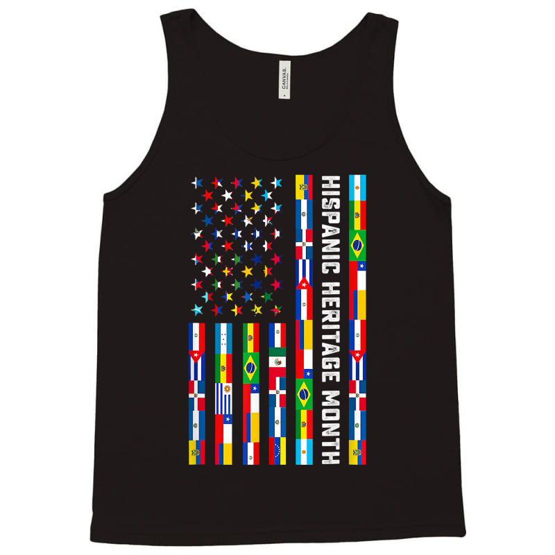 Happy National Hispanic Heritage Month Celebration Latin T Shirt Tank Top by cm-arts | Artistshot