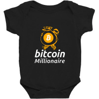 Bitcoin Millionaire Baby Bodysuit | Artistshot