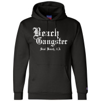 Beach Gangster Surfer Summer Champion Hoodie | Artistshot