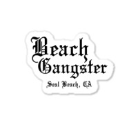 Beach Gangster Surfer Summer Sticker | Artistshot