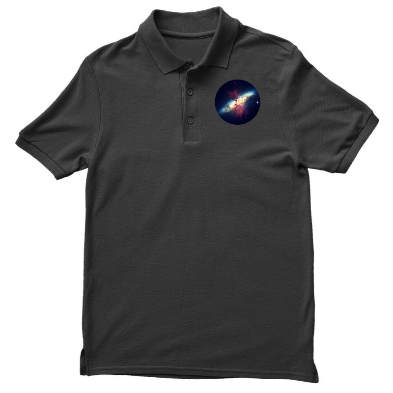 Outer Space Pop Socket Super Nova Nebula 1 Men's Polo Shirt by cm-arts | Artistshot