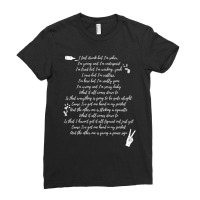 Hand In My Pocket Alanis Morissette Print Ladies Fitted T-shirt | Artistshot